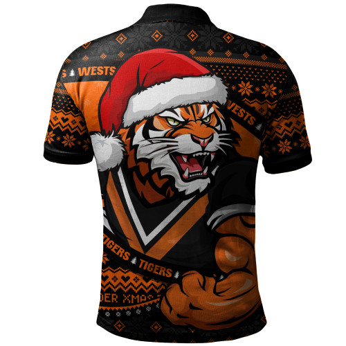 Wests Tigers Polo Shirt Ugly Knit Style For Christmas Game Fans Wests Tigers Polo Shirt Ugly Knit Style For Christmas Game Fans