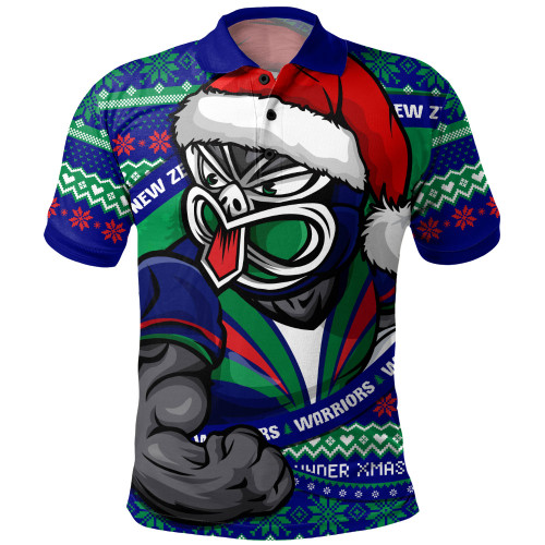 New Zealand Warriors Polo Shirt Ugly Knit Style For Christmas Game Fans