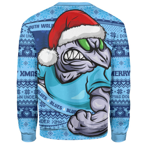 New South Wales Blues Sweatshirt Ugly Knit Style For Christmas Game Fans New South Wales Blues Sweatshirt Ugly Knit Style For Christmas Game Fans