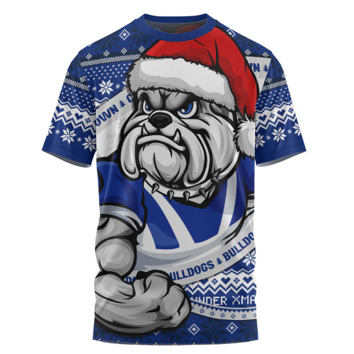 Canterbury-Bankstown Bulldogs T-Shirt Ugly Knit Style For Christmas Game Fans