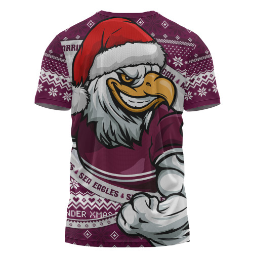 Manly Warringah Sea Eagles T-Shirt Ugly Knit Style For Christmas Game Fans