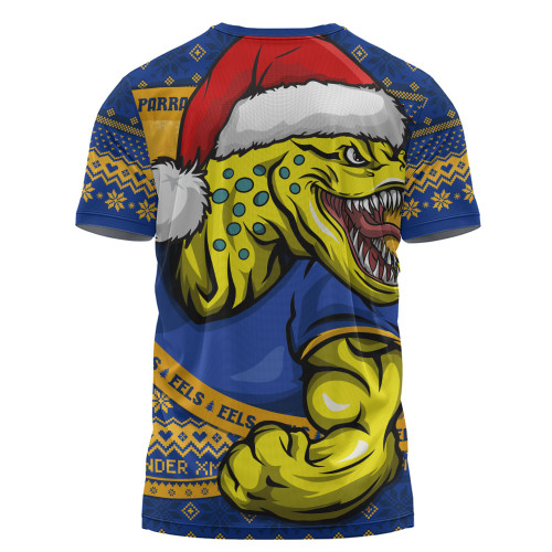 Parramatta Eels T-Shirt Ugly Knit Style For Christmas Game Fans Parramatta Eels T-Shirt Ugly Knit Style For Christmas Game Fans