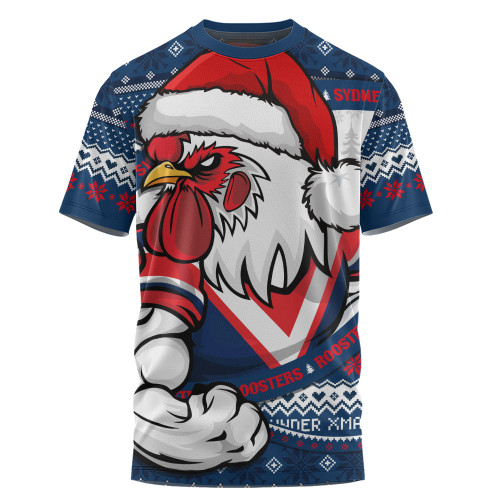 Sydney Roosters T-Shirt Ugly Knit Style For Christmas Game Fans