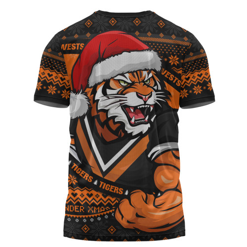 Wests Tigers T-Shirt Ugly Knit Style For Christmas Game Fans Wests Tigers T-Shirt Ugly Knit Style For Christmas Game Fans