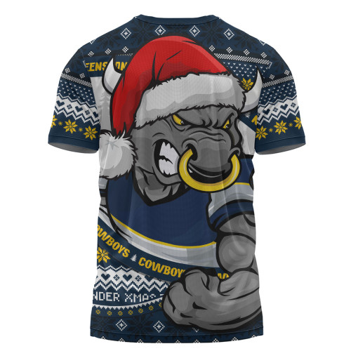 North Queensland Cowboys T-Shirt Ugly Knit Style For Christmas Game Fans North Queensland Cowboys T-Shirt Ugly Knit Style For Christmas Game Fans