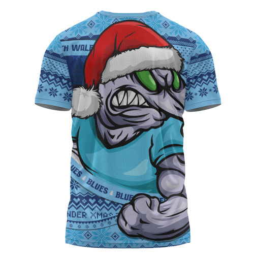 New South Wales Blues T-Shirt Ugly Knit Style For Christmas Game Fans
