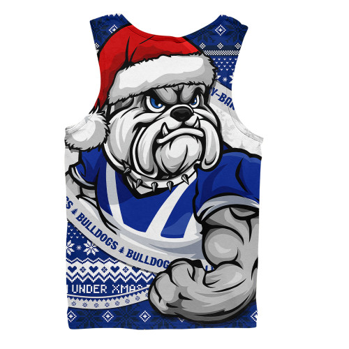 Canterbury-Bankstown Bulldogs Men Singlet Ugly Knit Style For Christmas Game Fans