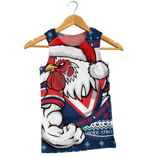 Sydney Roosters Men Singlet Ugly Knit Style For Christmas Game Fans