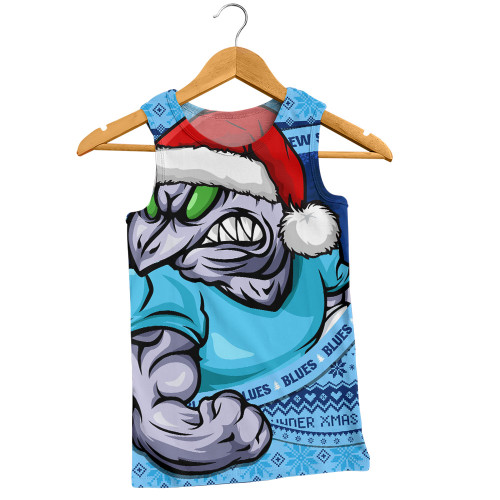 New South Wales Blues Men Singlet Ugly Knit Style For Christmas Game Fans