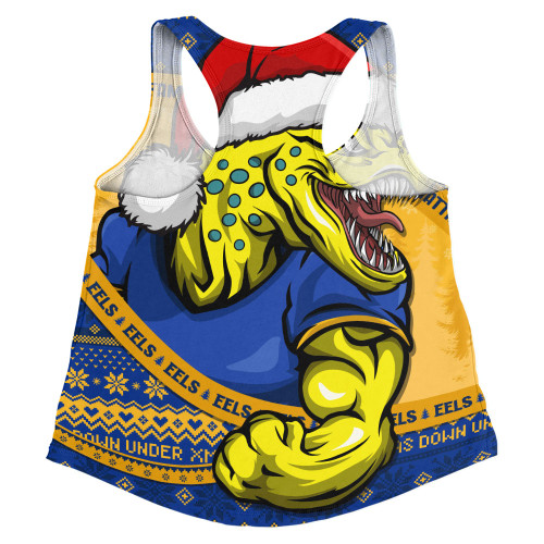 Parramatta Eels Women Racerback Singlet Ugly Knit Style For Christmas Game Fans