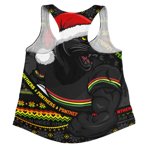 Penrith Panthers Women Racerback Singlet Ugly Knit Style For Christmas Game Fans