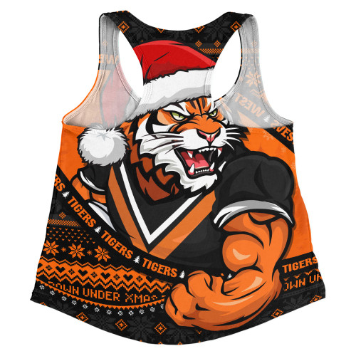 Wests Tigers Women Racerback Singlet Ugly Knit Style For Christmas Game Fans Wests Tigers Women Racerback Singlet Ugly Knit Style For Christmas Game Fans