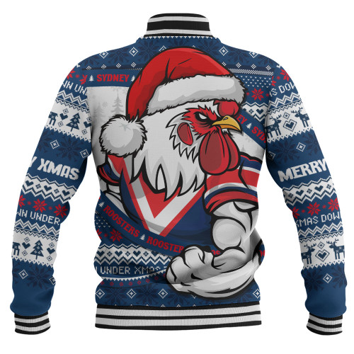 Sydney Roosters Baseball Jacket Ugly Knit Style For Christmas Game Fans