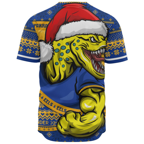 Parramatta Eels Baseball Shirt Ugly Knit Style For Christmas Game Fans Parramatta Eels Baseball Shirt Ugly Knit Style For Christmas Game Fans