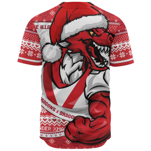 St. George Illawarra Dragons Baseball Shirt Ugly Knit Style For Christmas Game Fans