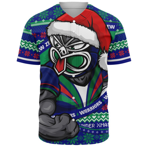 New Zealand Warriors Baseball Shirt Ugly Knit Style For Christmas Game Fans