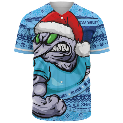 New South Wales Blues Baseball Shirt Ugly Knit Style For Christmas Game Fans