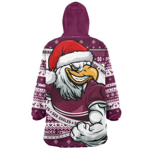Manly Warringah Sea Eagles Snug Hoodie Ugly Knit Style For Christmas Game Fans Manly Warringah Sea Eagles Snug Hoodie Ugly Knit Style For Christmas Game Fans