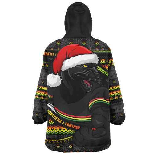 Penrith Panthers Snug Hoodie Ugly Knit Style For Christmas Game Fans