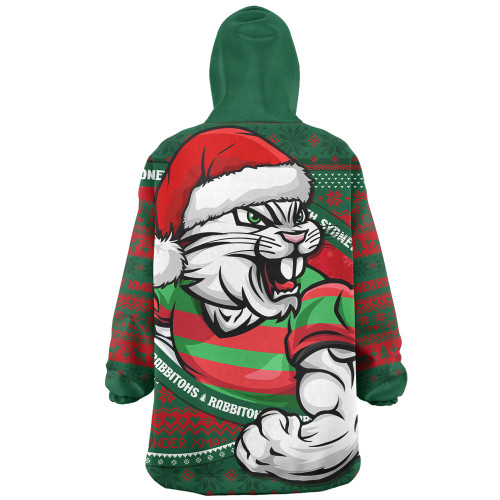 South Sydney Rabbitohs Snug Hoodie Ugly Knit Style For Christmas Game Fans