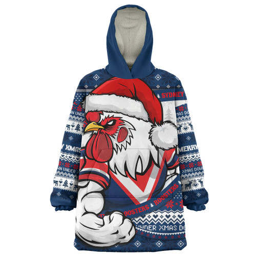 Sydney Roosters Snug Hoodie Ugly Knit Style For Christmas Game Fans