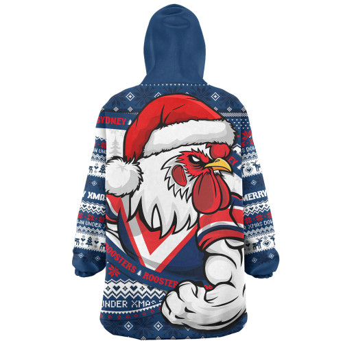 Sydney Roosters Snug Hoodie Ugly Knit Style For Christmas Game Fans