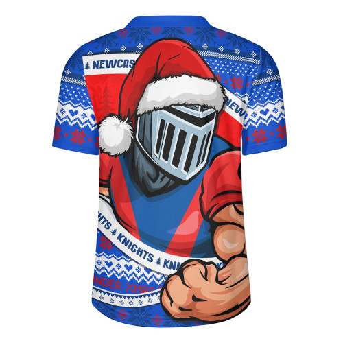 Newcastle Knights Rugby Jersey Ugly Knit Style For Christmas Game Fans