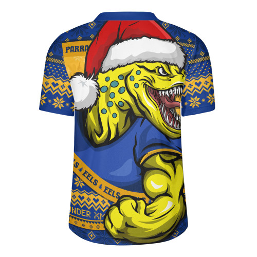 Parramatta Eels Rugby Jersey Ugly Knit Style For Christmas Game Fans