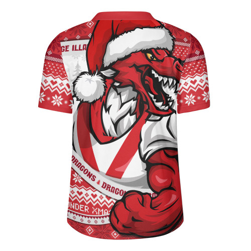St. George Illawarra Dragons Rugby Jersey Ugly Knit Style For Christmas Game Fans