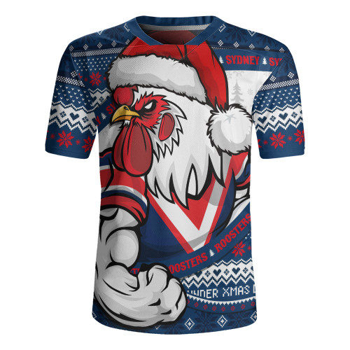 Sydney Roosters Rugby Jersey Ugly Knit Style For Christmas Game Fans