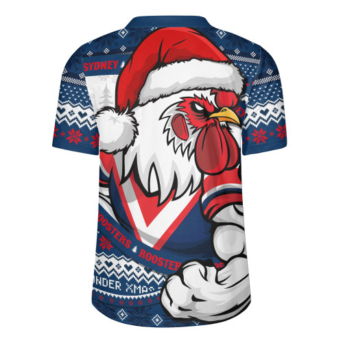 Sydney Roosters Rugby Jersey Ugly Knit Style For Christmas Game Fans
