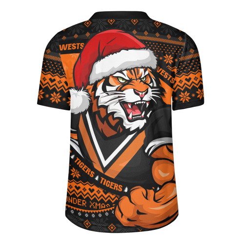 Wests Tigers Rugby Jersey Ugly Knit Style For Christmas Game Fans