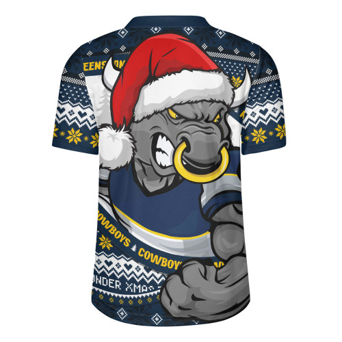 North Queensland Cowboys Rugby Jersey Ugly Knit Style For Christmas Game Fans