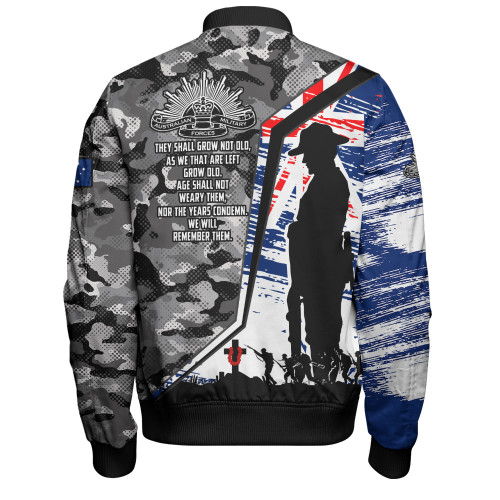 Australia Bomber Jacket Remembrance Day Heroic Soldier Legacy Australia Bomber Jacket Remembrance Day Heroic Soldier Legacy
