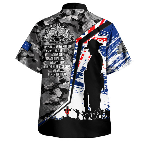 Australia Hawaiian Shirt Remembrance Day Heroic Soldier Legacy
