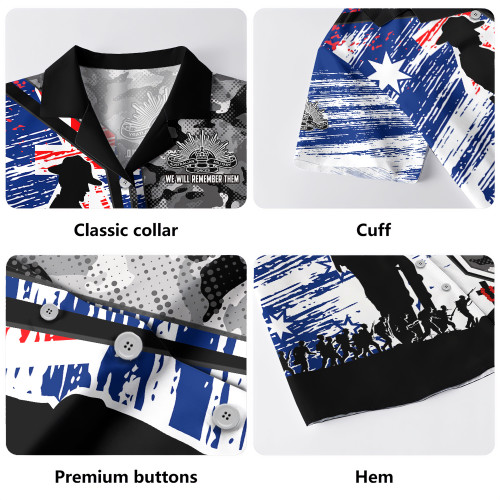 Australia Hawaiian Shirt Remembrance Day Heroic Soldier Legacy