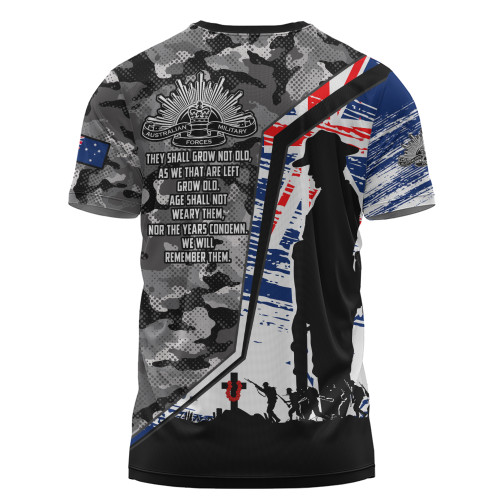 Australia T-Shirt Remembrance Day Heroic Soldier Legacy