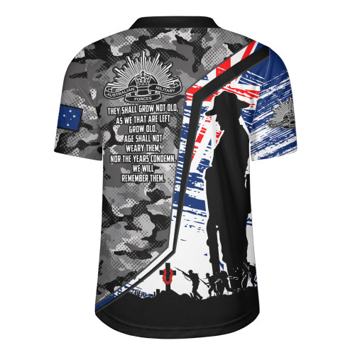 Australia Rugby Jersey Remembrance Day Heroic Soldier Legacy
