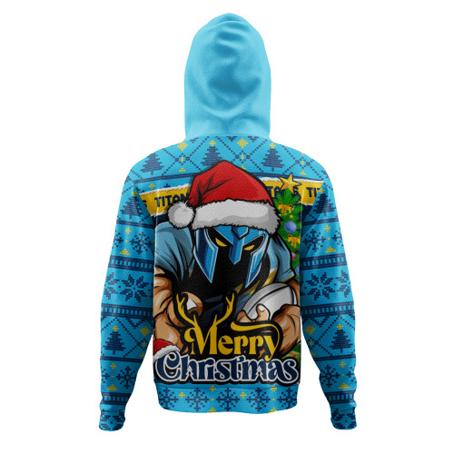 Gold Coast Titans Hoodie Merry Christmas Game Day Knit Style Team Edition