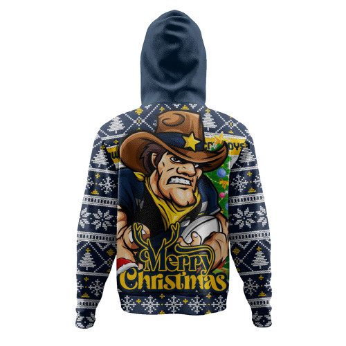 North Queensland Cowboys Hoodie Merry Christmas Game Day Knit Style Team Edition