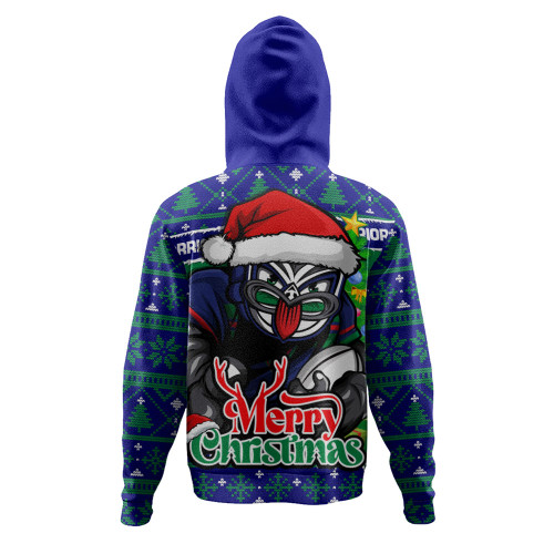 New Zealand Warriors Hoodie Merry Christmas Game Day Knit Style Team Edition