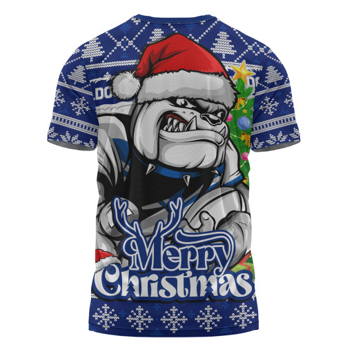 Canterbury-Bankstown Bulldogs T-Shirt Merry Christmas Game Day Knit Style Team Edition Canterbury-Bankstown Bulldogs T-Shirt Merry Christmas Game Day Knit Style Team Edition
