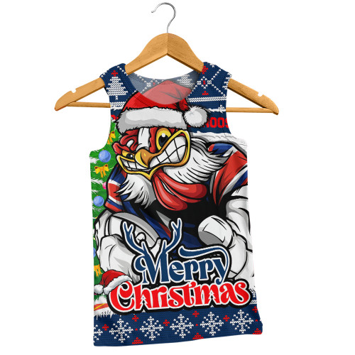 Sydney Roosters Men Singlet Merry Christmas Game Day Knit Style Team Edition