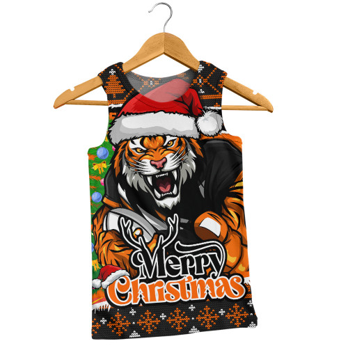 Wests Tigers Men Singlet Merry Christmas Game Day Knit Style Team Edition