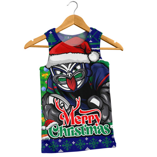 New Zealand Warriors Men Singlet Merry Christmas Game Day Knit Style Team Edition