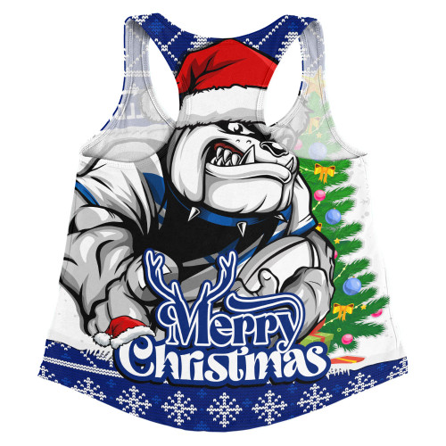 Canterbury-Bankstown Bulldogs Women Racerback Singlet Merry Christmas Game Day Knit Style Team Edition