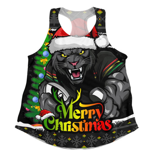 Penrith Panthers Women Racerback Singlet Merry Christmas Game Day Knit Style Team Edition Penrith Panthers Women Racerback Singlet Merry Christmas Game Day Knit Style Team Edition