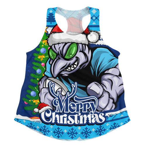 New South Wales Blues Women Racerback Singlet Merry Christmas Game Day Knit Style Team Edition