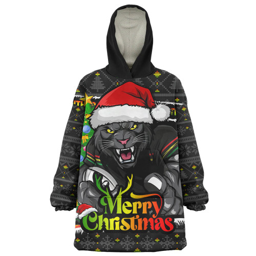 Penrith Panthers Snug Hoodie Merry Christmas Game Day Knit Style Team Edition