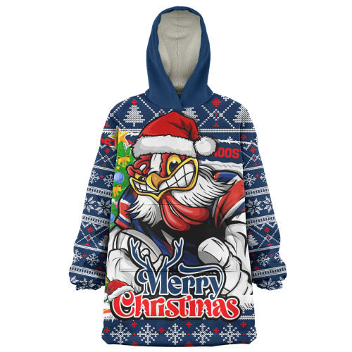 Sydney Roosters Snug Hoodie Merry Christmas Game Day Knit Style Team Edition